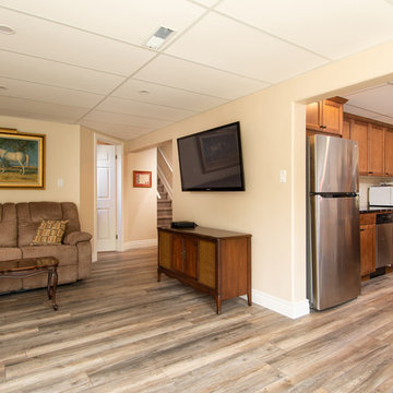 Traditional Aging in Place Basement Renovation