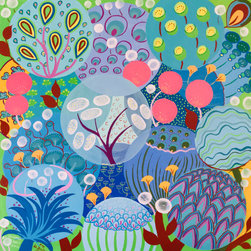 Les Doudous Tout Doux, 30 x 30 in, SOLD - Paintings