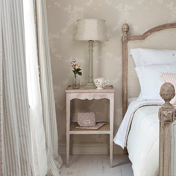 Caned tables are useful beside the bed and next to a sofa