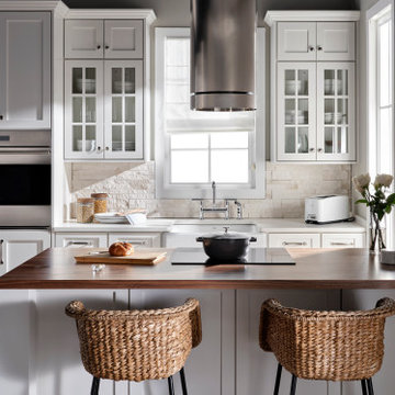 [Kitchen Cabinet] Maple, White