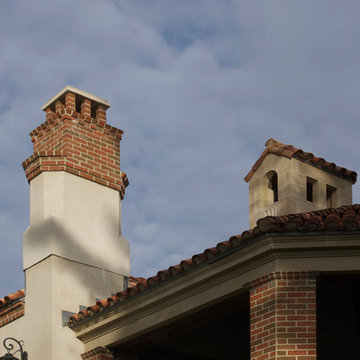 Chimneys matching the originals