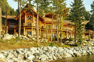 Example of a mountain style exterior home design in Other