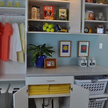 Laundry Room Storage and Organization