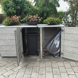 M&uuml;lltonnenbox mit seitlichem Zugriff auf M&uuml;llsack - Outdoor Products