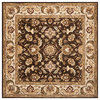 Safavieh Royalty ROY239A 7' Square Chocolate/Beige Rug