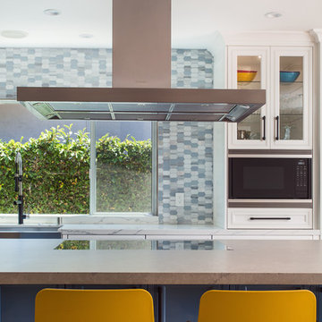 Great room kitchen and living area remodeling in Sherman Oaks