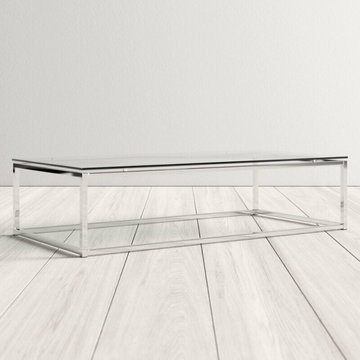 Modern Coffee Tables with Lucite Acrylic Legs