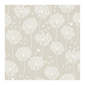 Dandelion Gray Peel And Stick Wallpaper