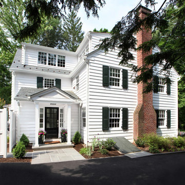 Traditional Colonial Home - Side Porch