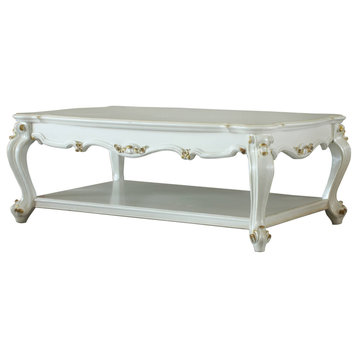 Picardy Coffee Table, Antique Pearl