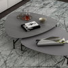 Finsbury Nesting Coffee Tables, Acier and Gray
