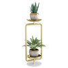 Nordic Creativity Golden Plant Stand, Gold, 7.9x23.6", With Base