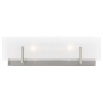 Syll 2-Light Wall/Bath, Brushed Nickel