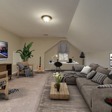 Fernhill Ct Flex Room "Virtually Staged" After