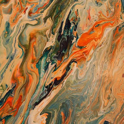 Creamsicle on the Rocks - Paintings