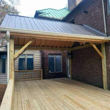 Gable Roof and Deck Addition