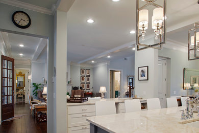 Example of a beach style kitchen design in Atlanta