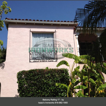 Balcony Railings (Juliet Balcony) Custom Made by Isaac's Ironworks