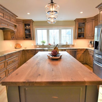 Rustic Knotty Alder Kitchen