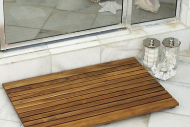 Bathroom and Shower African Teak Wood Mats