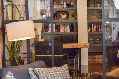 Home office - farmhouse home office idea in Atlanta