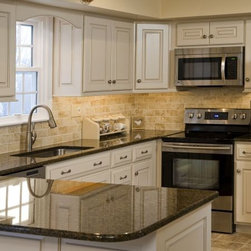 Period Inspired Restored Kitchen Cabinets - Kitchen Cabinetry