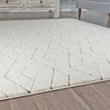 CosmoLiving Chanai Limestone Geometric Contemporary Area Rug, 8'x10'