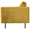 83 Inch Sofa Mustard Yellow Mid-Century Modern