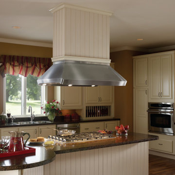 BEST Range Hoods: Centro Island Hood with Drywall Finish Trim Kit
