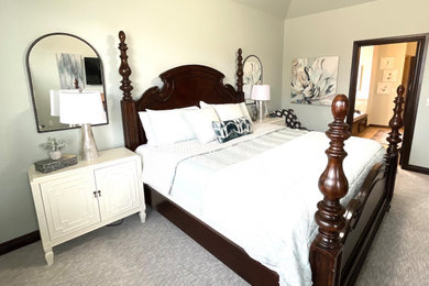 Example of a beach style bedroom design in Oklahoma City