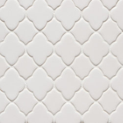 Vibe Morrocan Mosiac Field in White Matte - Wall And Floor Tile