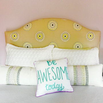 romo Fabrics headboard
