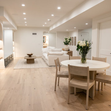 Luxury Basement Remodel with Custom Bar, Wine Display & Wellness Retreat