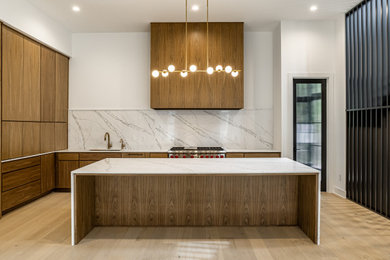 Kitchen - modern kitchen idea in Indianapolis