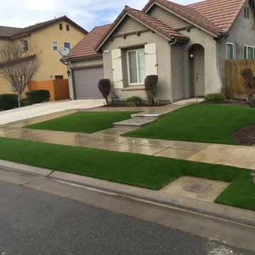 Front Yard Landscapes with Artificial Grass