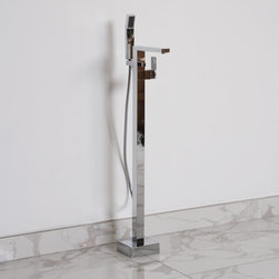 TEC SQUARE FREESTANDING FLOOR STANDING SINGLE LEVER CHROME BATH SHOWER MIXER TAP - Products