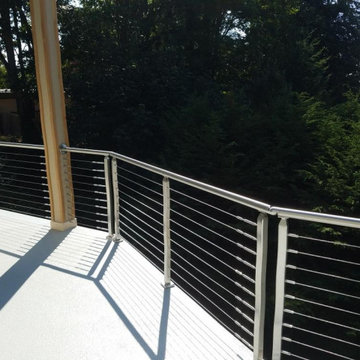 cable railing deck
