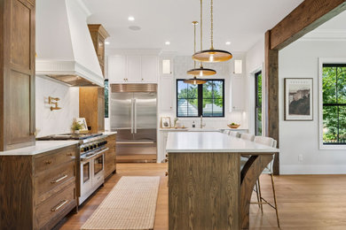 Tuscan kitchen photo in Minneapolis
