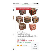ottoman poufs