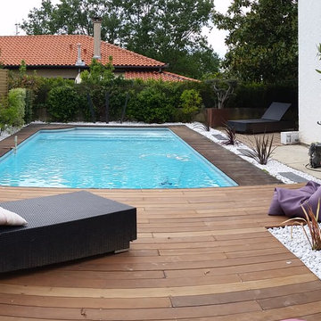 Jardin de ville - réintégrer la piscine