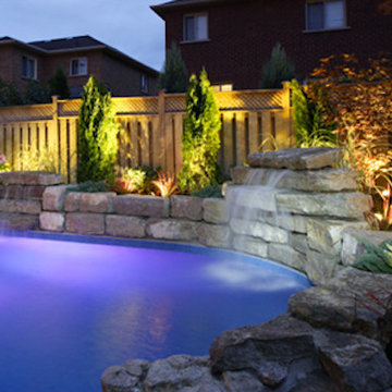 Natural Stone Waterfalls
