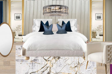 Bedroom - transitional bedroom idea in Toronto