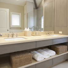 Vanities, guest bathroom