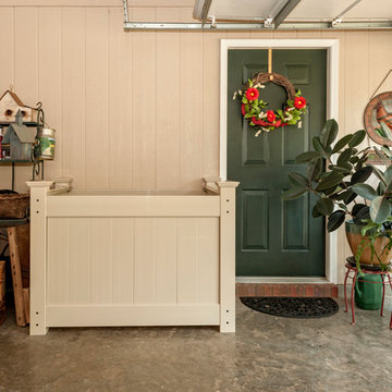 OUTDOOR GARBAGE CAN STORAGE BINS