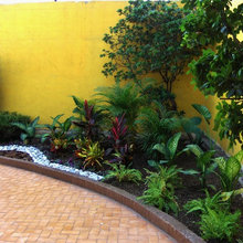 front garden near stairs