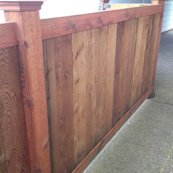 Picture Frame Cedar Fence - Home Fencing And Gates