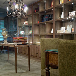 Metaphor | Long, Slender Console Table with Curved Legs - Home Office Furniture