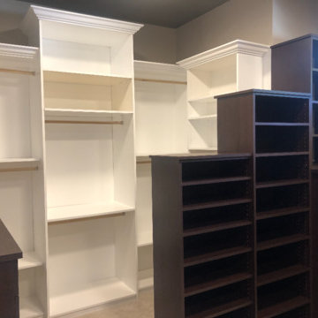 Two-Tone Large Master Closet