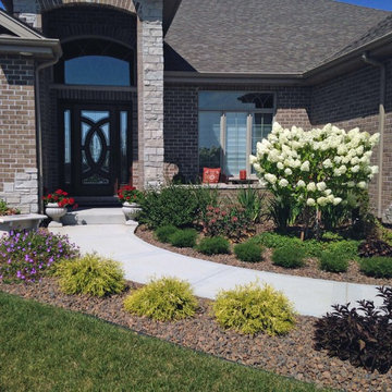 Colorful Perennial Front Planting