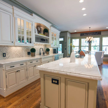 From Rustic Knotty Pine to White, Clean and Simple!